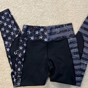 Military inspired curves n combat boots leggings with pockets